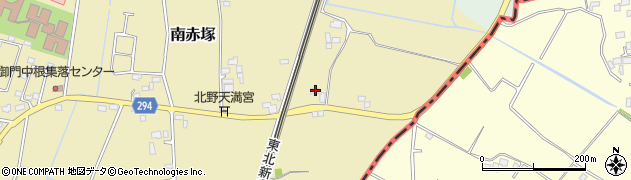 栃木県下都賀郡野木町南赤塚1020周辺の地図