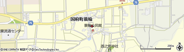 岐阜県高山市国府町蓑輪190周辺の地図