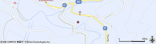 長野県松本市入山辺（原）周辺の地図