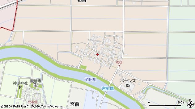 〒910-4126 福井県あわら市布目の地図