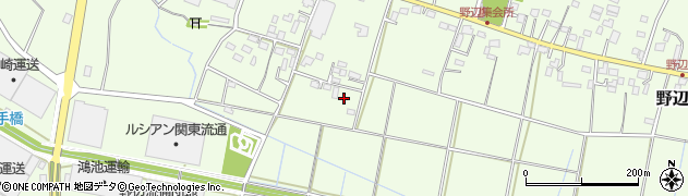 群馬県館林市野辺町443周辺の地図