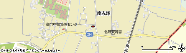 栃木県下都賀郡野木町南赤塚1181周辺の地図