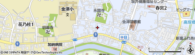 坪田ふとん店周辺の地図