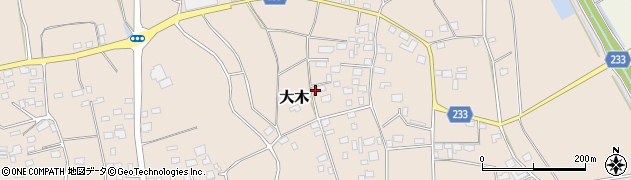 茨城県下妻市大木1778周辺の地図