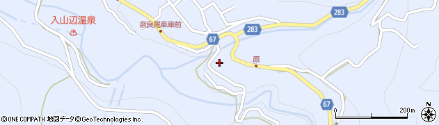 長野県松本市入山辺5293周辺の地図