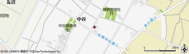 栃木県下都賀郡野木町中谷338周辺の地図