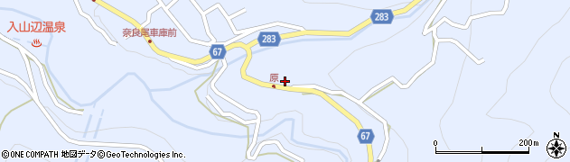 長野県松本市入山辺5282周辺の地図