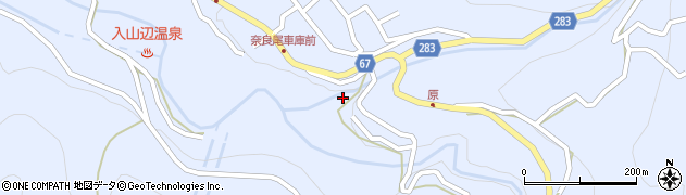 長野県松本市入山辺4339周辺の地図