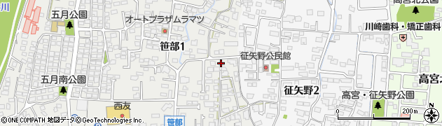 小林長生館周辺の地図