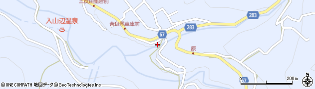長野県松本市入山辺4344周辺の地図