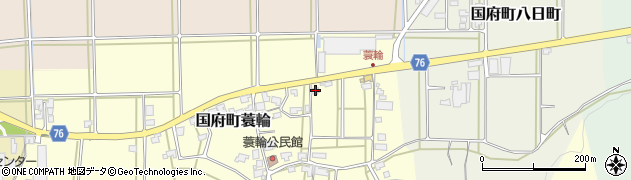 岐阜県高山市国府町蓑輪170周辺の地図