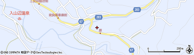 長野県松本市入山辺5279周辺の地図