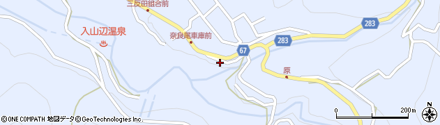 長野県松本市入山辺4345周辺の地図
