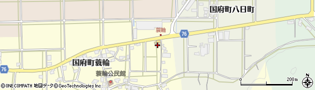 岐阜県高山市国府町蓑輪133周辺の地図