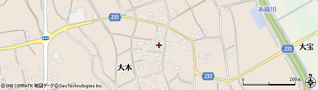茨城県下妻市大木1782周辺の地図