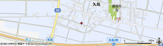 埼玉県深谷市矢島639周辺の地図
