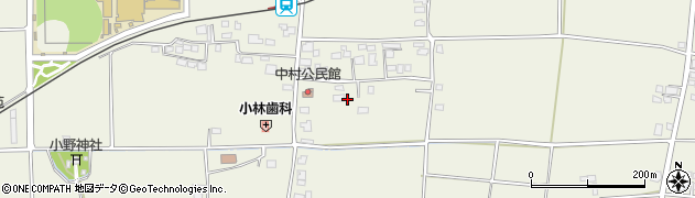 長野県松本市新村（北新中）周辺の地図