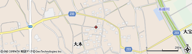 茨城県下妻市大木1786周辺の地図