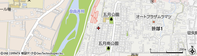 さくら薬局　松本笹部店周辺の地図