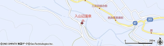 長野県松本市入山辺4100周辺の地図
