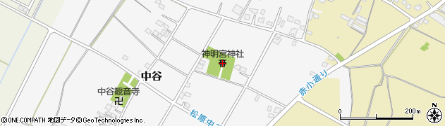 神明宮神社周辺の地図