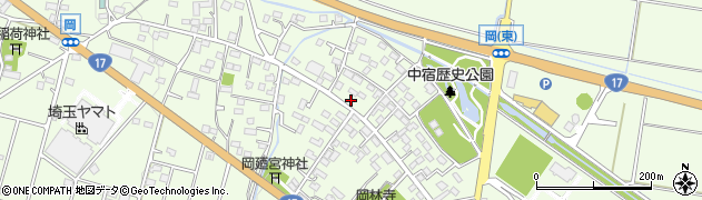 埼玉県深谷市岡3237周辺の地図