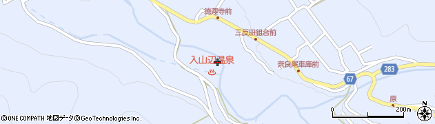 長野県松本市入山辺4099周辺の地図