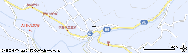 長野県松本市入山辺4719周辺の地図