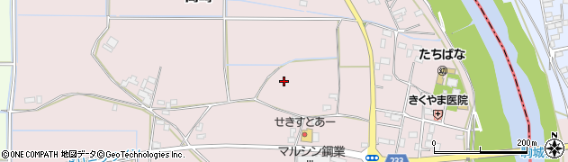 茨城県八千代町（結城郡）高崎周辺の地図