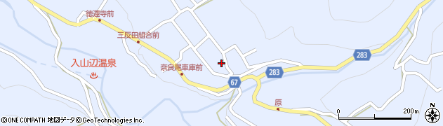 長野県松本市入山辺4729周辺の地図