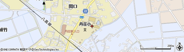 神川町立丹荘小学校周辺の地図