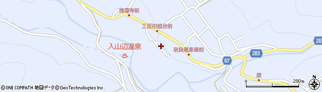 長野県松本市入山辺4768周辺の地図