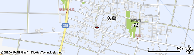 埼玉県深谷市矢島664周辺の地図