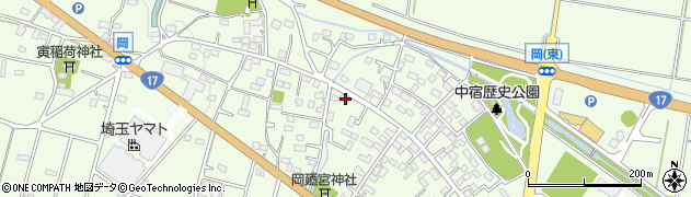 埼玉県深谷市岡3218周辺の地図