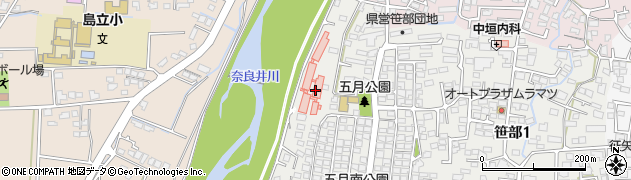 松南病院周辺の地図