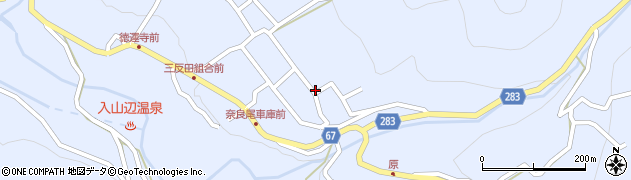 長野県松本市入山辺4653-1周辺の地図