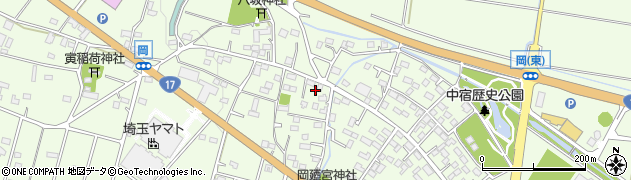 埼玉県深谷市岡3107周辺の地図