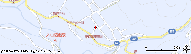 長野県松本市入山辺4743周辺の地図