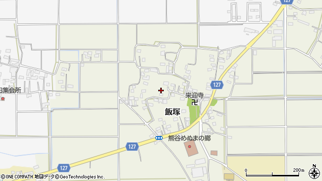 〒360-0231 埼玉県熊谷市飯塚の地図