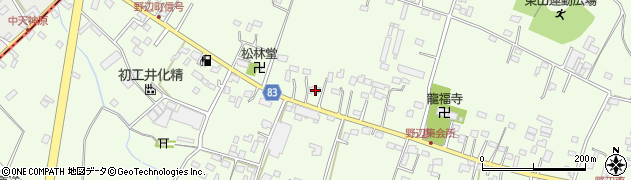 群馬県館林市野辺町838周辺の地図