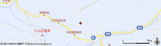 長野県松本市入山辺4735周辺の地図