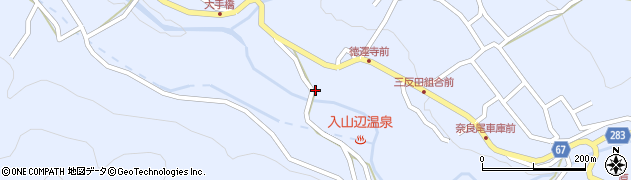 長野県松本市入山辺4405周辺の地図