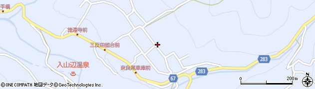 長野県松本市入山辺4650周辺の地図