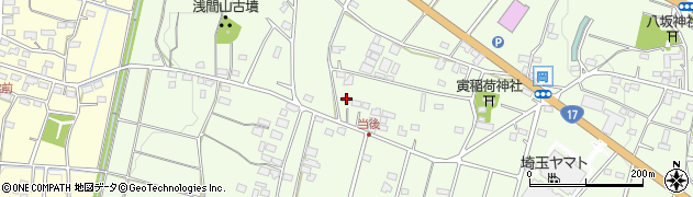 埼玉県深谷市岡1572周辺の地図