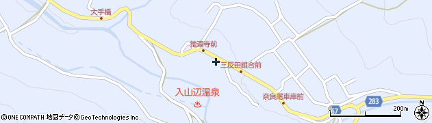 長野県松本市入山辺4444周辺の地図