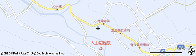 長野県松本市入山辺4439周辺の地図