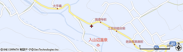 長野県松本市入山辺15422周辺の地図