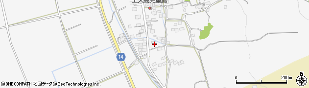 茨城県つくば市上大島990周辺の地図