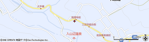 長野県松本市入山辺4440周辺の地図
