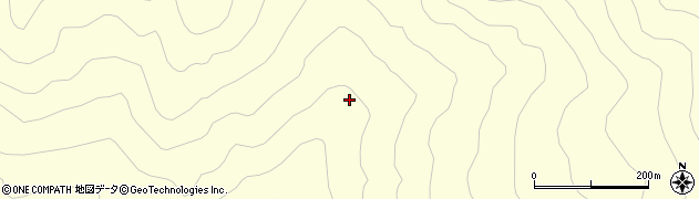 カミウチクボ周辺の地図